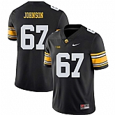 Iowa Hawkeyes 67 Jaleel Johnson Black College Football Jersey Dzhi,baseball caps,new era cap wholesale,wholesale hats